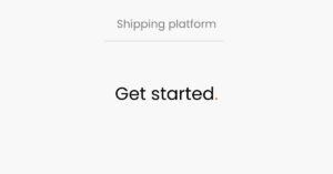 Logisnap, shipping platform, get started